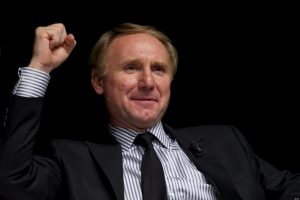 MADRID, SPAIN - MAY 31: American writer Dan Brown attends the "Inferno" book launch event at Teatro Goya on May 31, 2013 in Madrid, Spain. (Photo by Juan Naharro Gimenez/Getty Images)