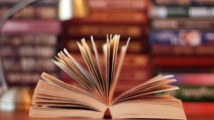 Disclosed book on table at library