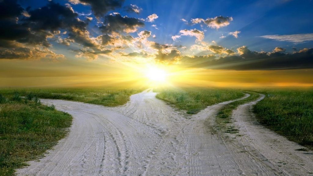 fork-in-a-prairie-road-at-sunset-298323