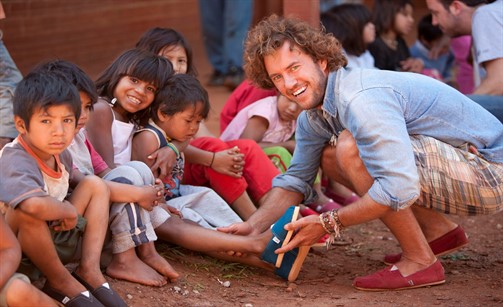 1. TOMS Founder Blake Mycoskie returns to Argentina to celebrate the 1000000th pair of new shoes given 2010_503x307