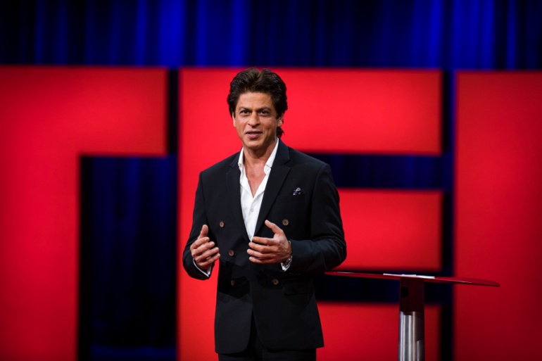 Shah Rukh Khan speaks at TED2017 - The Future You, April 24-28, 2017, Vancouver, BC, Canada. Photo: Marla Aufmuth / TED