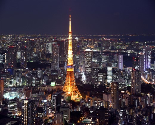 At a glance, Tokyo Tower in Minato Ward,25 February 2016. Satoko Kawasaki photo.