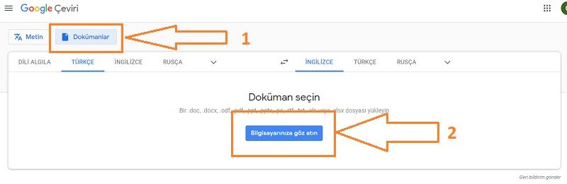 Google Translate Özellikleri