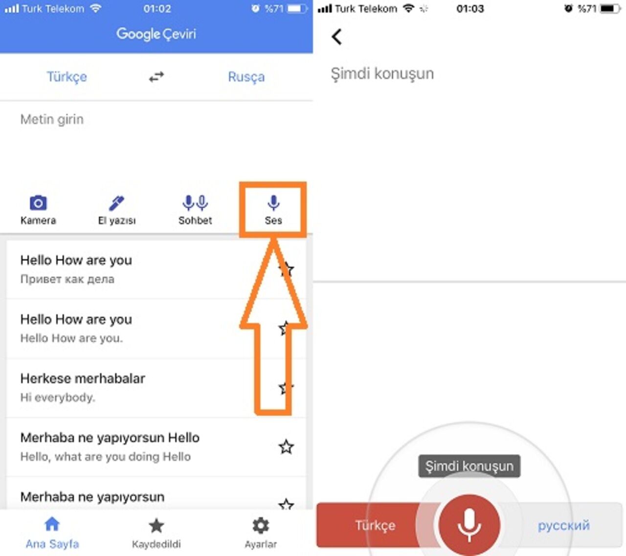 google translate özellikleri