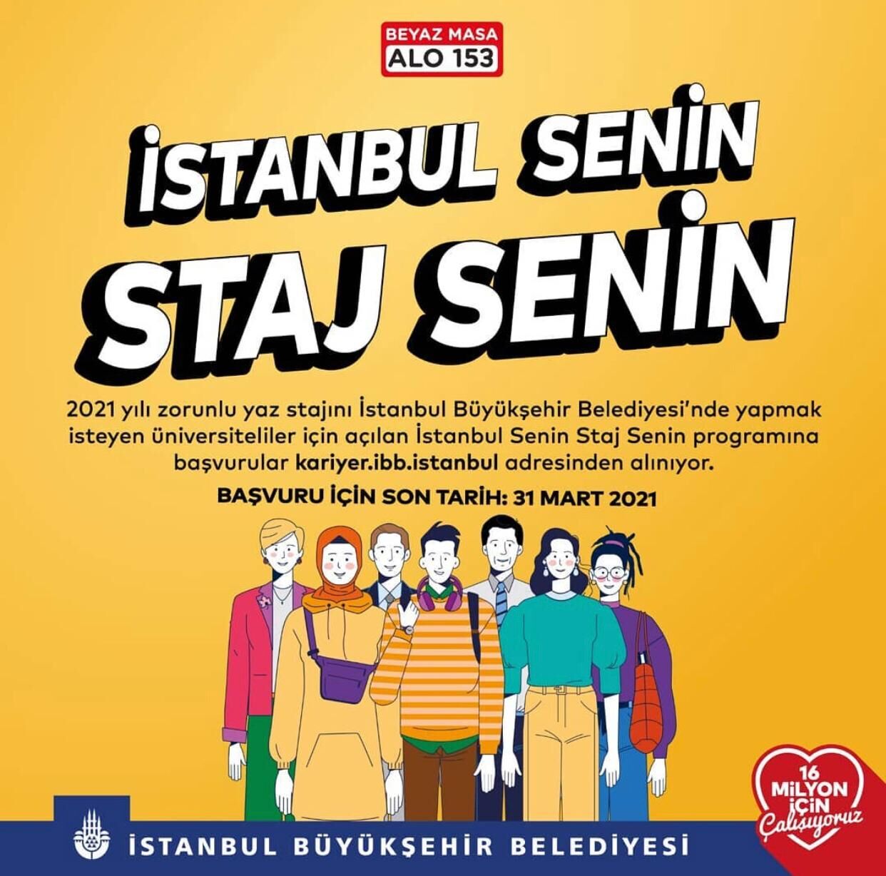 istanbul senin staj senin ibb